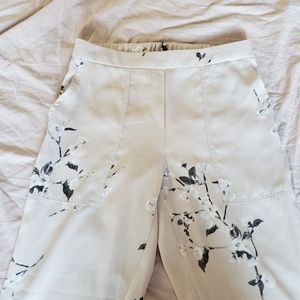 Dynamite Pale Pink Floral Dress Pants Womens